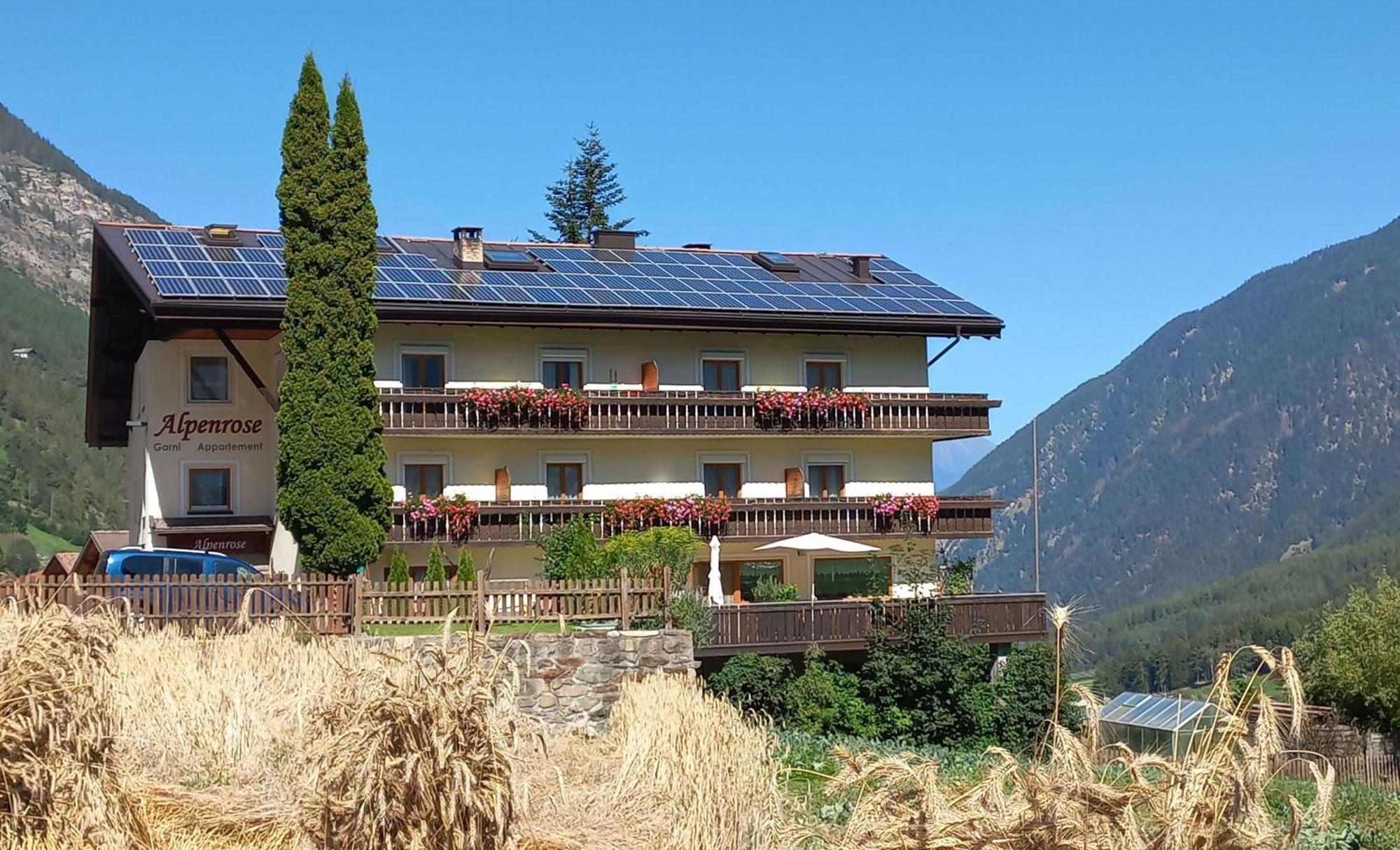 Aparthotel Alpenrose Martello Exteriér fotografie